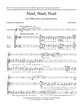 Noel Noel Noel TTBB choral sheet music cover